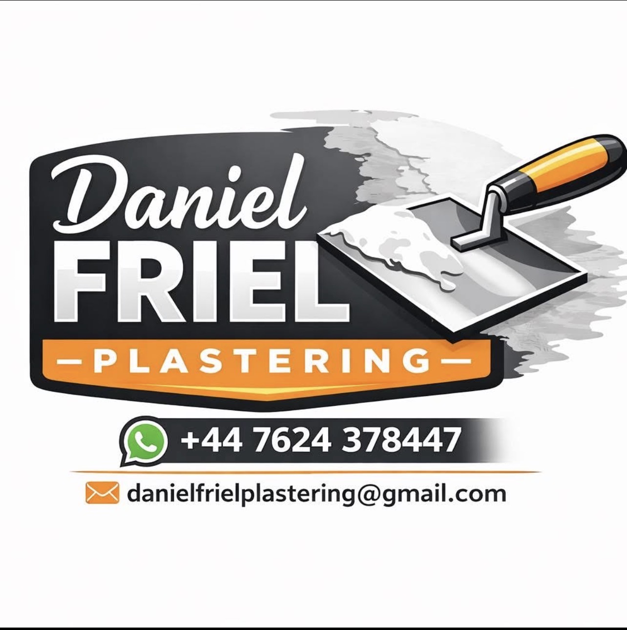Daniel Friel plastering  logo